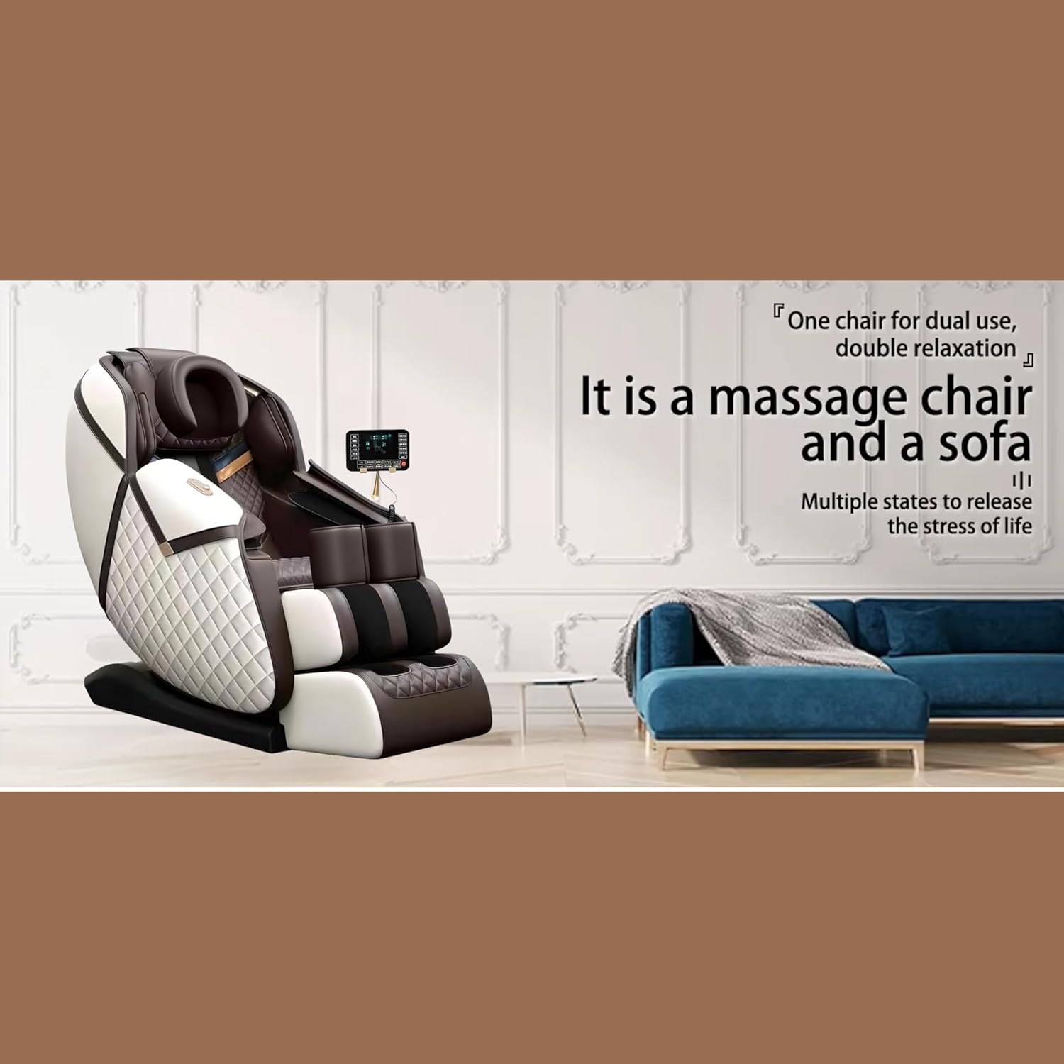WELLMORE Nova Full Body Massage Chair with Zero Gravity, Heat Therapy & Smart Voice Control – Shiatsu Deep Tissue Recliner
