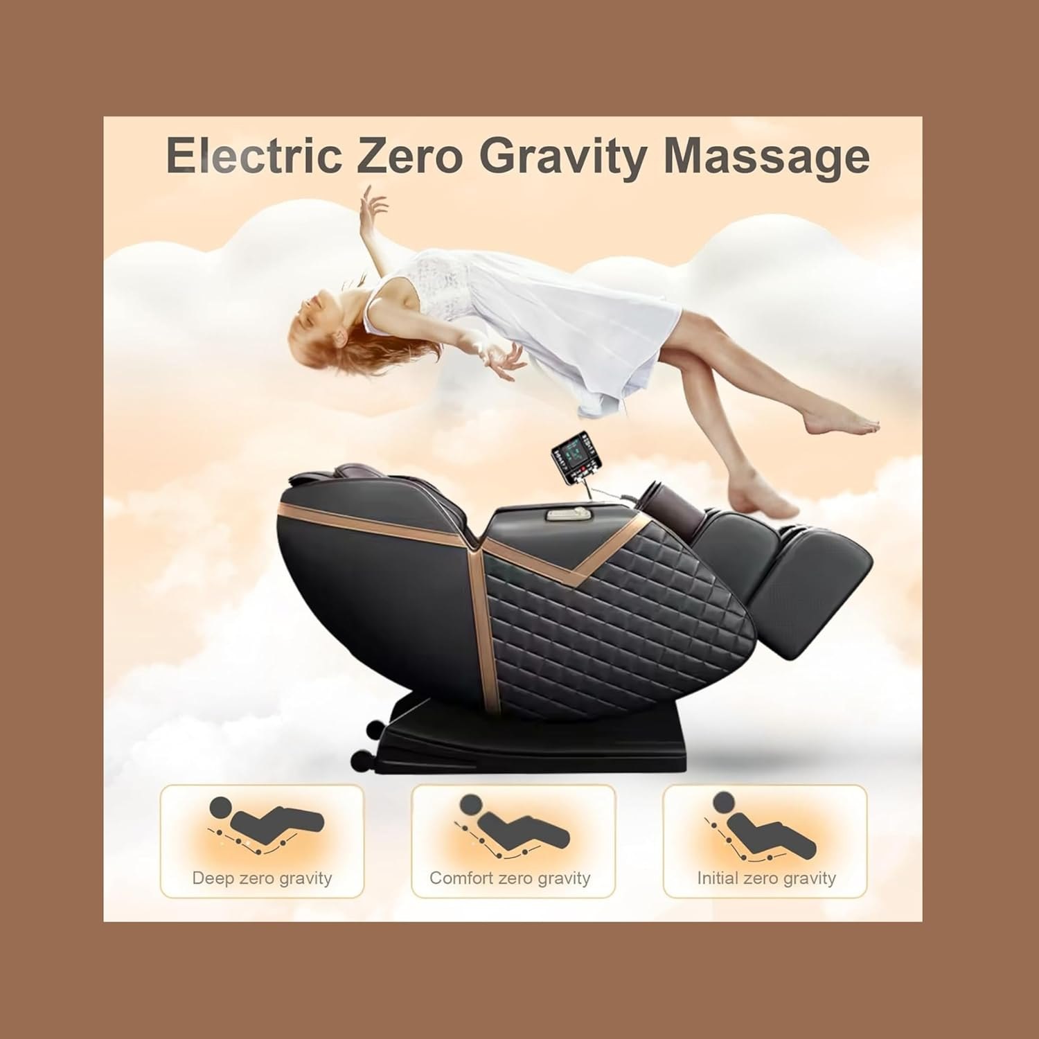 WELLMORE Nova Full Body Massage Chair with Zero Gravity, Heat Therapy & Smart Voice Control – Shiatsu Deep Tissue Recliner alternate