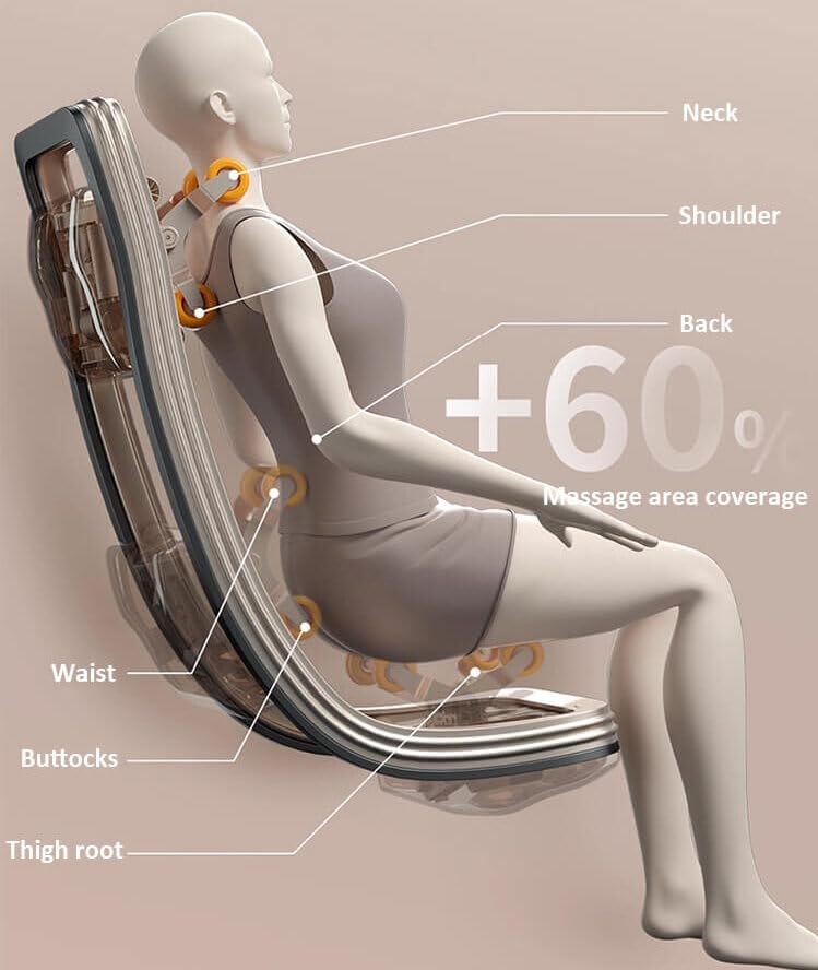 WellMore Economic class Zero Gravity Full Body Massage Chair Touch Screen SL Track alternate