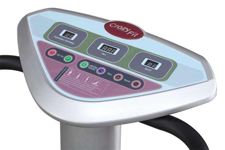 WellMore Crazy Fit Massager for Full Body Workout Vibration Platform Fitness Machine for Home Gym and 1-99 Speed
