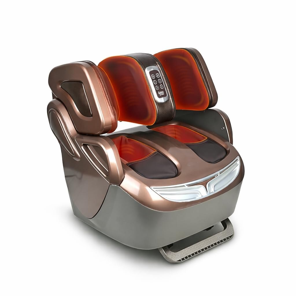 Well More Leg, Foot and Calf Massager with Heat, Full-Leg Coverage, Airbags and Vibration