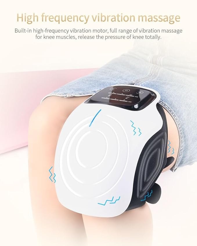 Wellmore Heating Electric Infraered Light Knee Care Massager Vibrator for Knee Pain Relief alternate