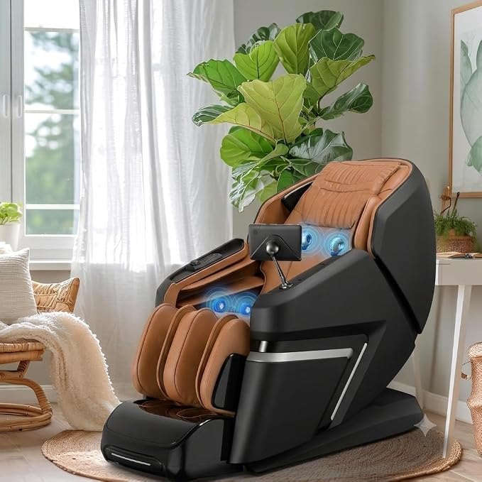 Full Body Massage Chair 4D + 3D Dual Mechanism Massage Chair | 125°-172° Flexible SL Track | 24 Auto Programs AI Voice Control & Heating 5 Year Warranty alternate
