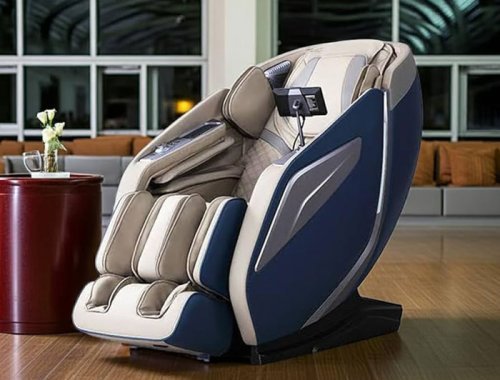 Zero Gravity Massage Chair 3D+ Full Body for Home With Dedicated Foot & Calf Massage (Brown-Black) alternate